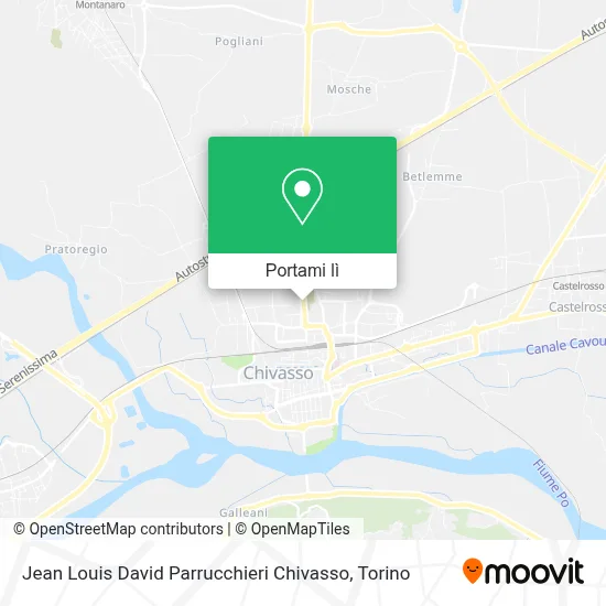 Mappa Jean Louis David Parrucchieri Chivasso