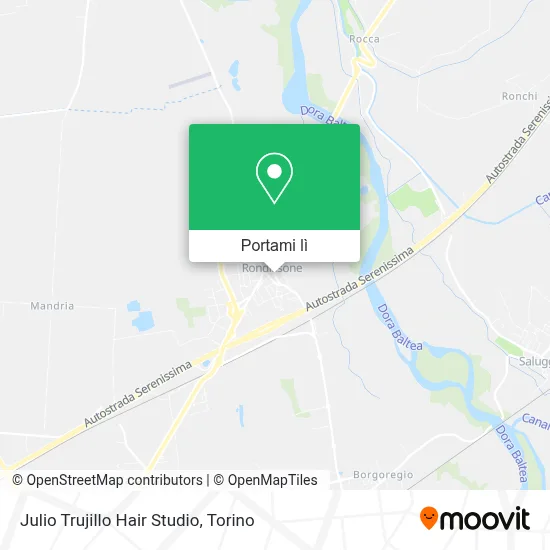 Mappa Julio Trujillo Hair Studio