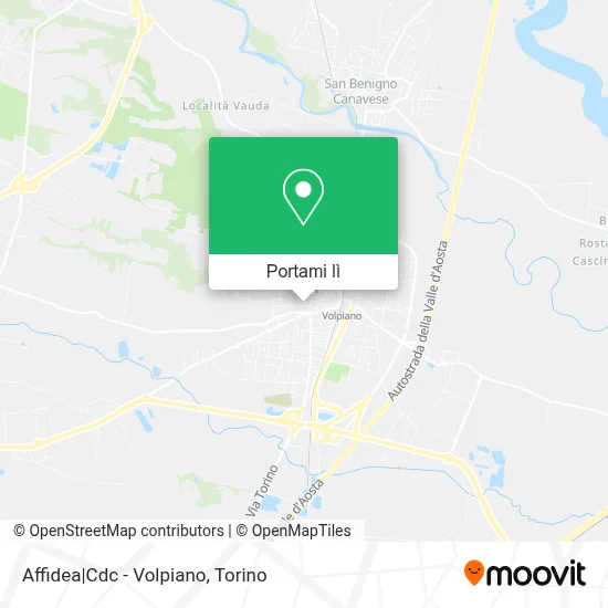 Mappa Affidea|Cdc - Volpiano
