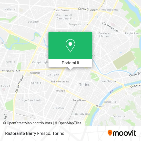 Mappa Ristorante Barry Fresco