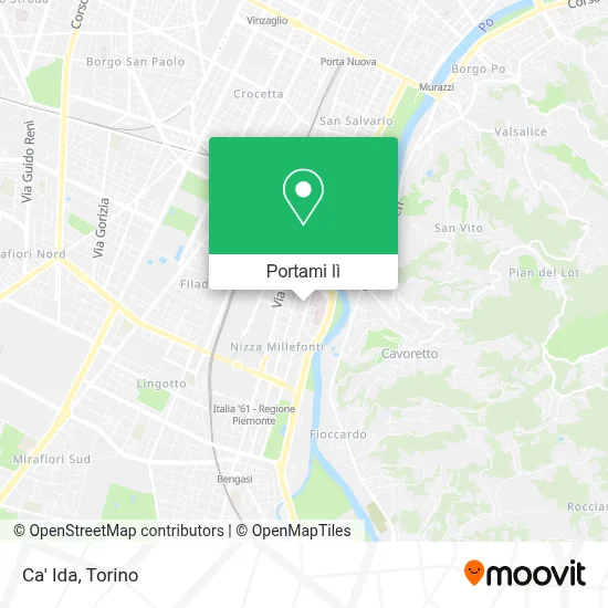Mappa Ca' Ida