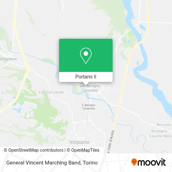 Mappa General Vincent Marching Band