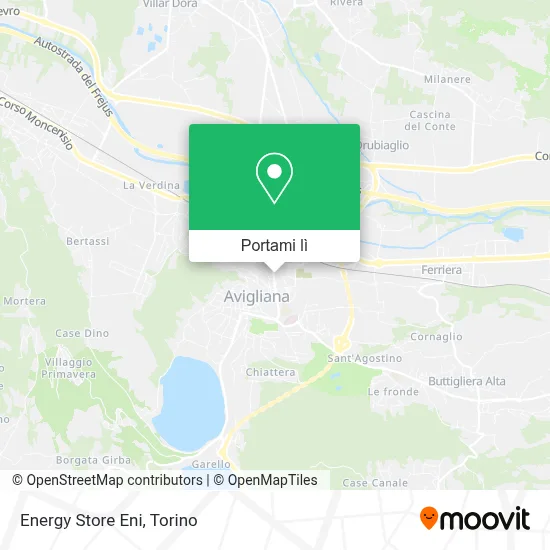 Mappa Energy Store Eni