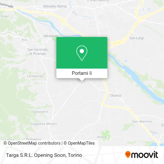 Mappa Targa S.R.L. Opening Soon