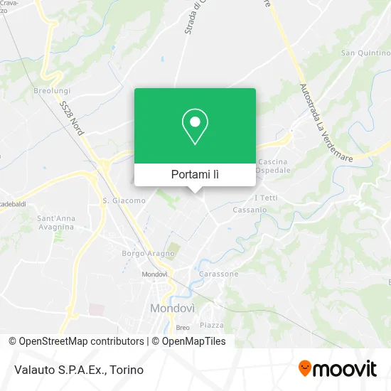 Mappa Valauto S.P.A.Ex.