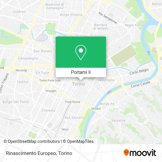 Mappa Rinascimento Europeo