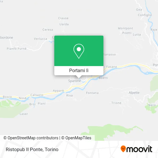 Mappa Ristopub Il Ponte