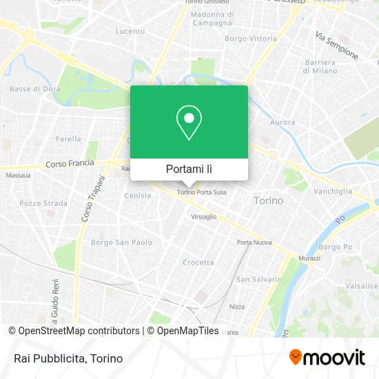 Mappa Rai Pubblicita