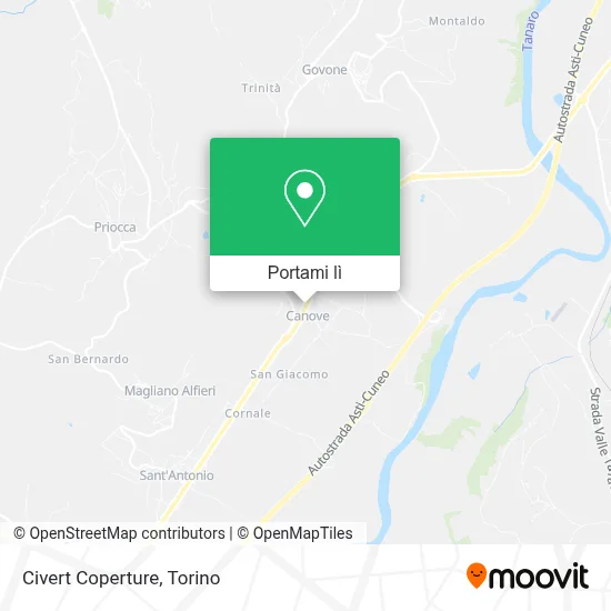 Mappa Civert Coperture