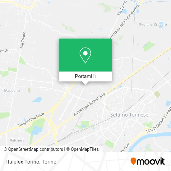 Mappa Italplex Torino
