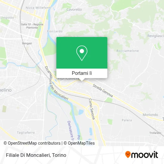 Mappa Filiale Di Moncalieri