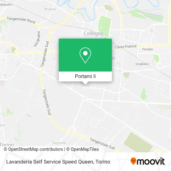 Mappa Lavanderia Self Service Speed Queen