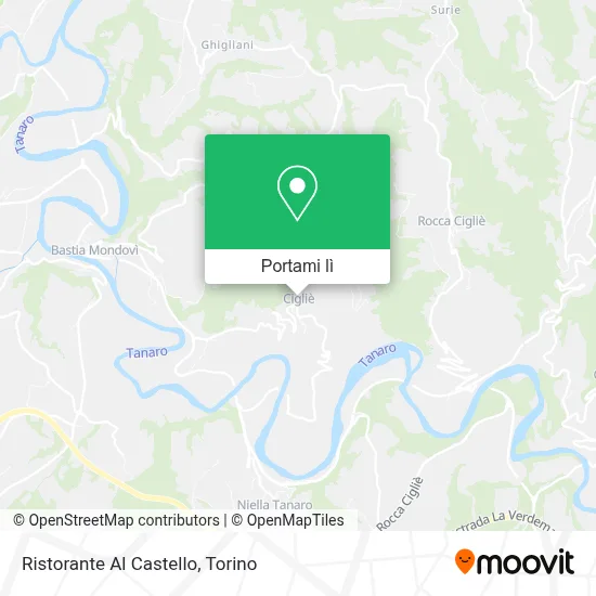 Mappa Ristorante Al Castello
