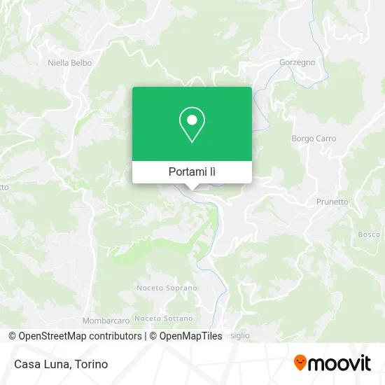 Mappa Casa Luna