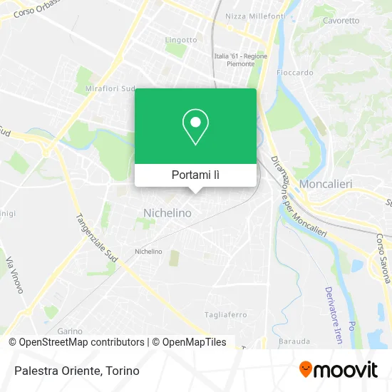 Mappa Palestra Oriente