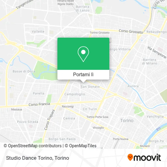Mappa Studio Dance Torino