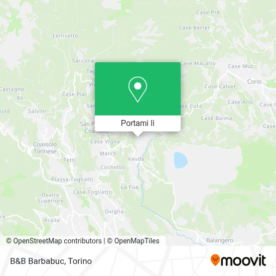 Mappa B&B Barbabuc