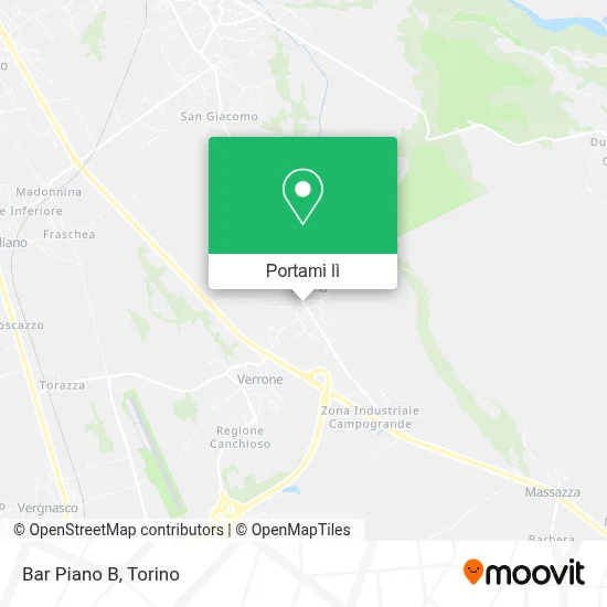 Mappa Bar Piano B