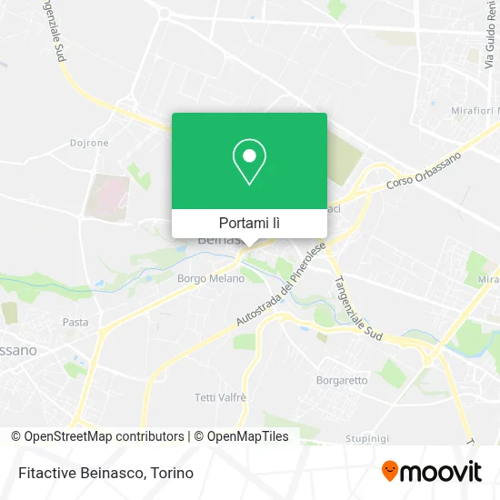Mappa Fitactive Beinasco