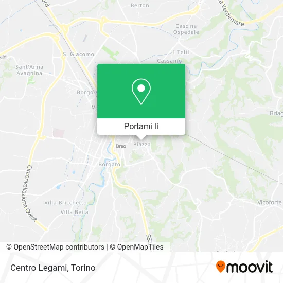 Mappa Centro Legami