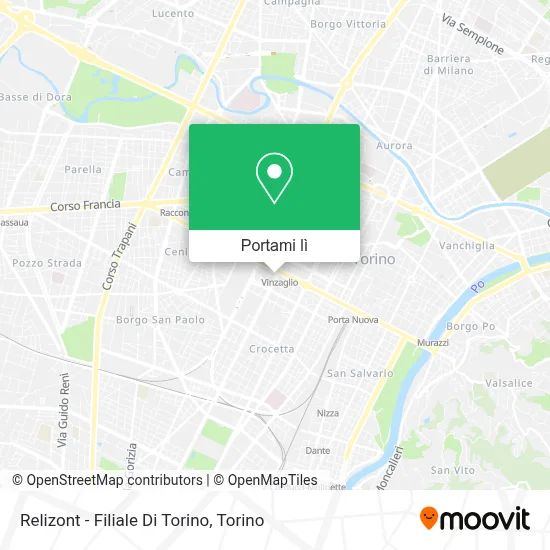 Mappa Relizont - Filiale Di Torino