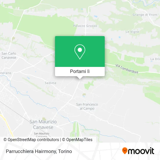 Mappa Parrucchiera Hairmony