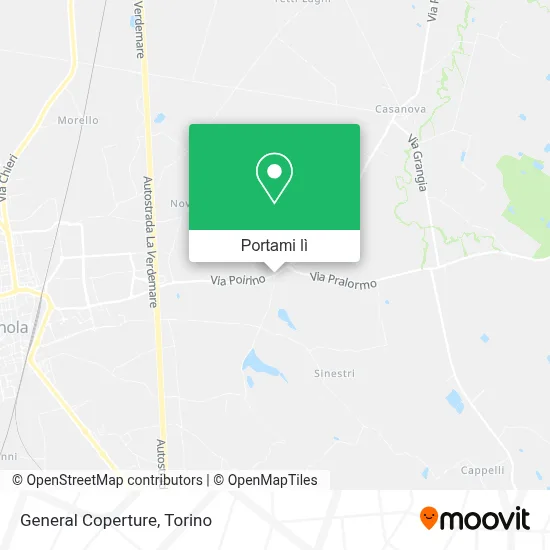 Mappa General Coperture