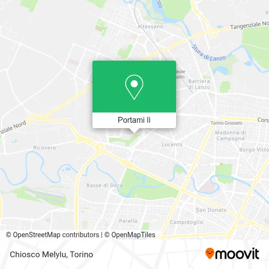 Mappa Chiosco Melylu