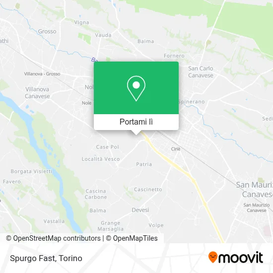 Mappa Spurgo Fast