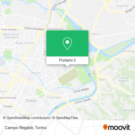 Mappa Campo Regaldi