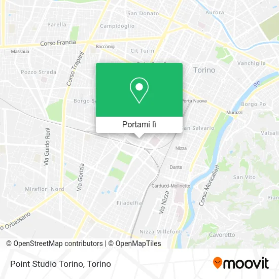 Mappa Point Studio Torino
