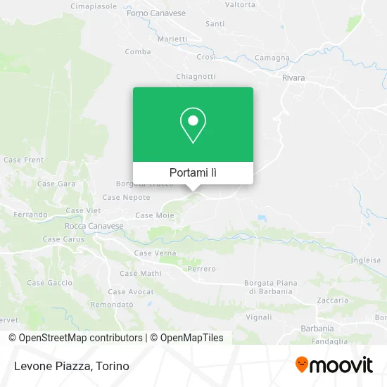 Mappa Levone Piazza