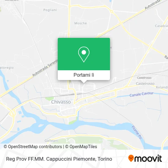 Mappa Reg Prov FF.MM. Cappuccini Piemonte