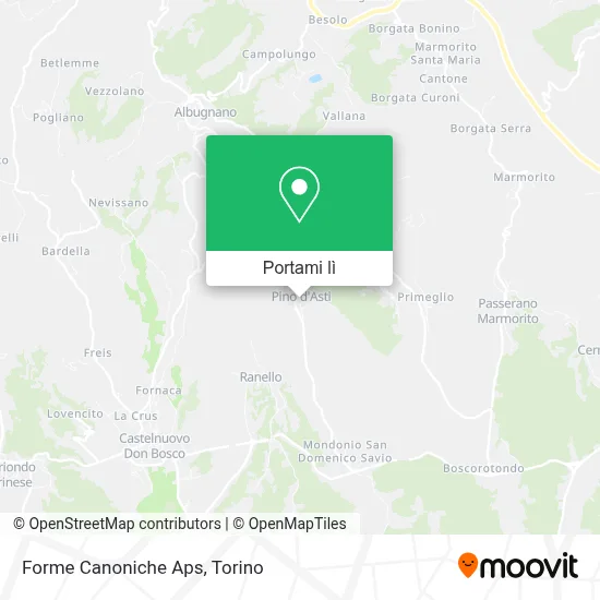 Mappa Forme Canoniche Aps