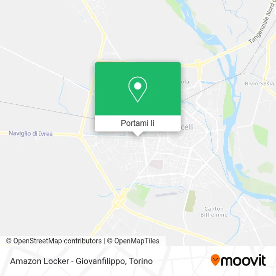 Mappa Amazon Locker - Giovanfilippo