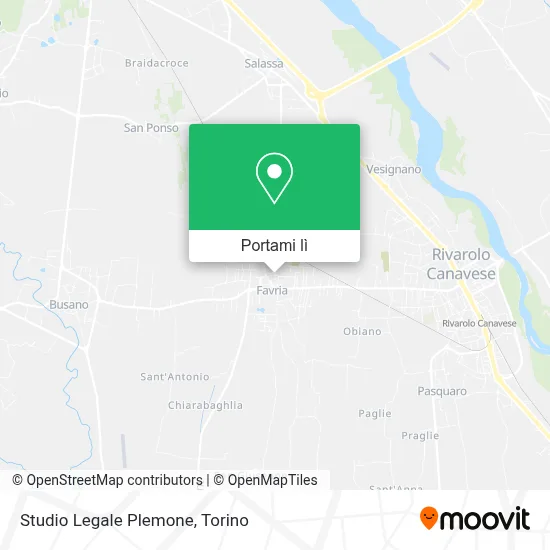 Mappa Studio Legale Plemone