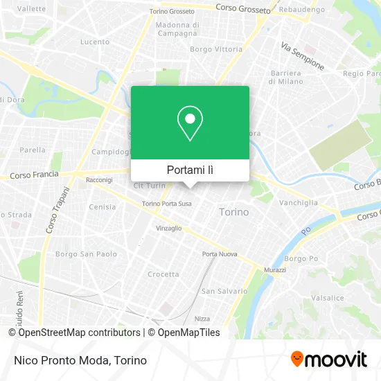 Mappa Nico Pronto Moda