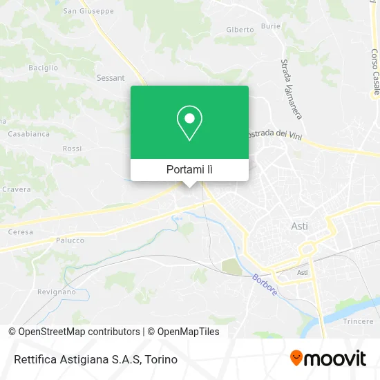 Mappa Rettifica Astigiana S.A.S