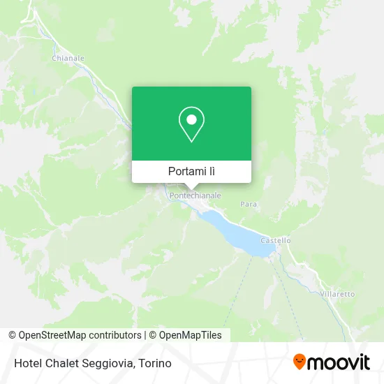 Mappa Hotel Chalet Seggiovia