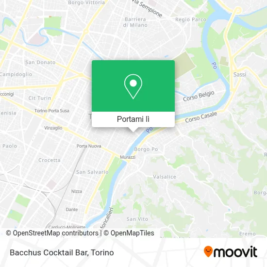 Mappa Bacchus Cocktail Bar