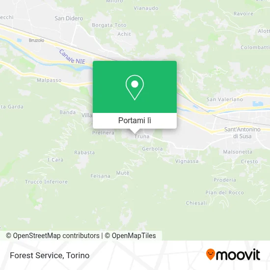 Mappa Forest Service