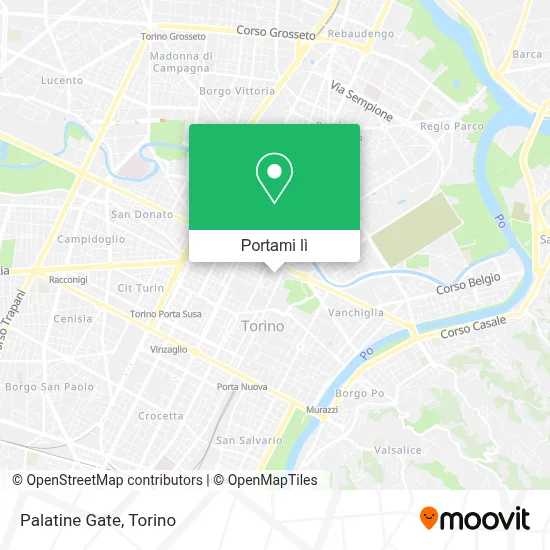 Mappa Palatine Gate