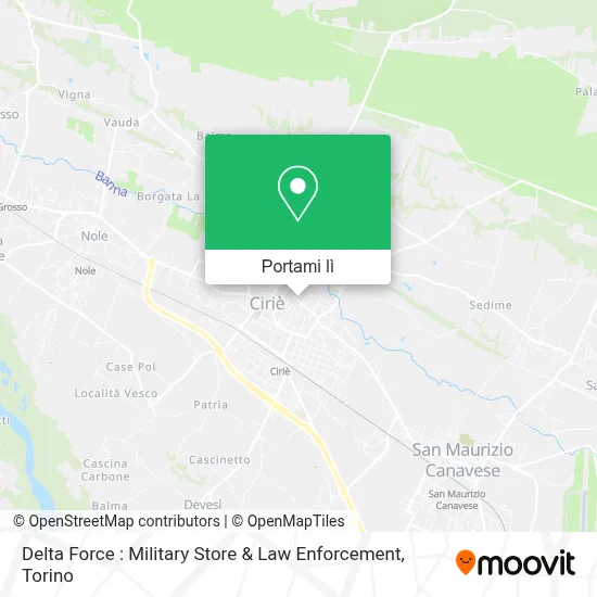 Mappa Delta Force : Military Store & Law Enforcement