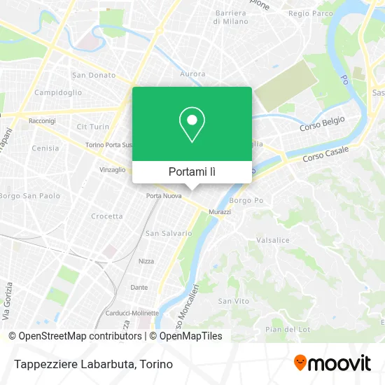 Mappa Tappezziere Labarbuta