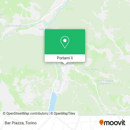 Mappa Bar Piazza