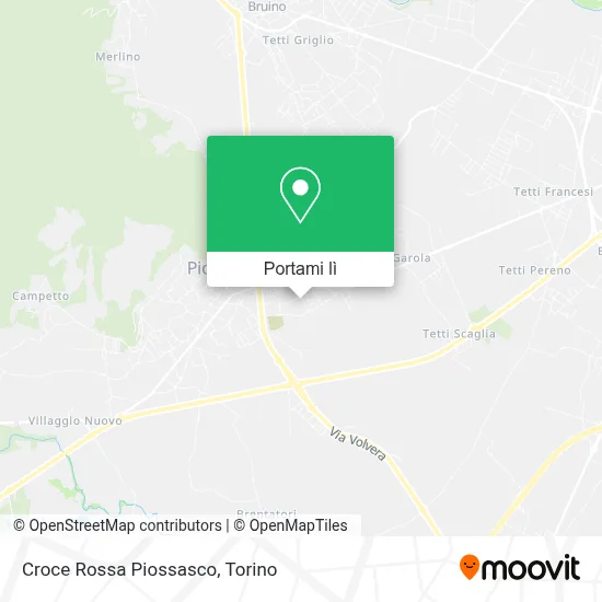Mappa Croce Rossa Piossasco