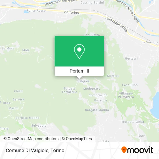 Mappa Comune Di Valgioie