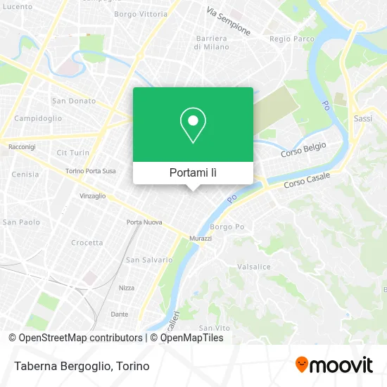 Mappa Taberna Bergoglio