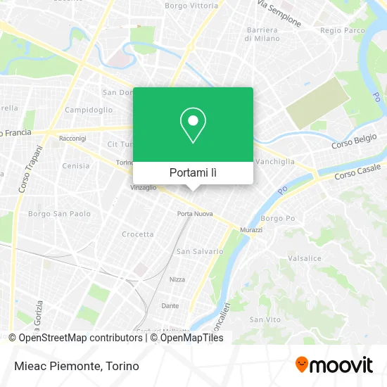Mappa Mieac Piemonte