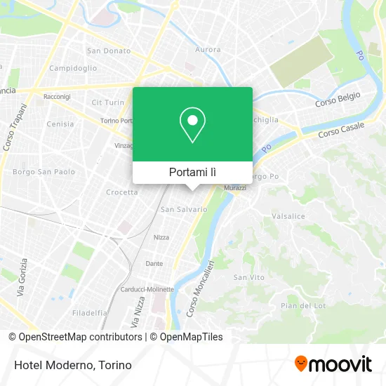 Mappa Hotel Moderno